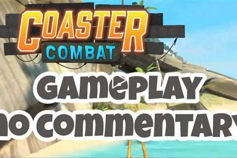 Coaster Combat Gameplay No commentary Oculus Quest 2 Easy Mode