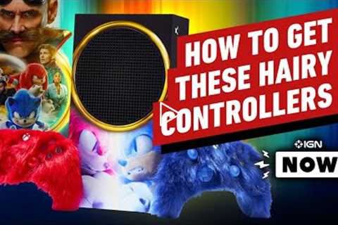 Xbox Announces Competition to Win Furry Sonic the Hedgehog Controllers - IGN Now