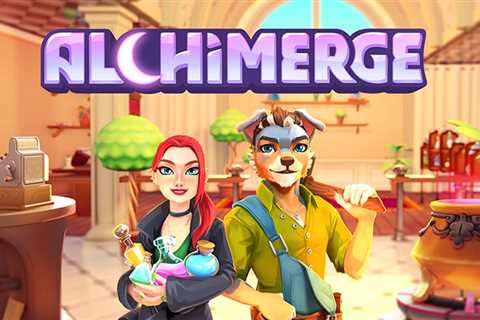 AlchiMerge is an upcoming merge game set in the universe of Castle Cats and Dungeon Dogs