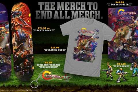 Limited Run Games Shows Off Contra Anniversary Collection Merch Line