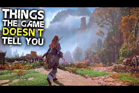 Horizon Forbidden West: 10 Things The Game DOESN'T TELL YOU - Gamer Walkthrough