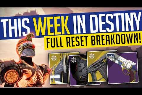 Destiny 2 | THIS WEEK IN DESTINY - 19th July! Solstice, New Exotics, Double XP & Eververse..