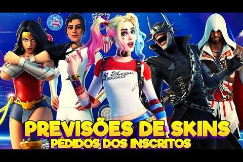 PRÓXIMAS SKINS FORTNITE - PREVISÕES SKINS LOJA FORTNITE - FORTNITE ITEM SHOP PREDICTION - SKINS..