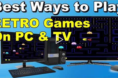 Best Way to Play Retro Games on PC and TV set ⭐ How to play retro games today