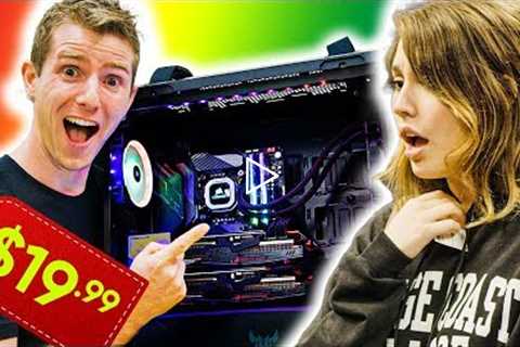 I Sold Her this $5000 Gaming PC for $20!