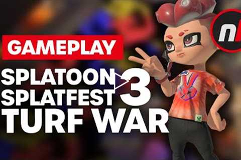 Splatoon 3 Splatfest Turf War Gameplay