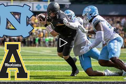 North Carolina Tar Heels vs. Appalachian State Mountaineers | Full Game Highlights