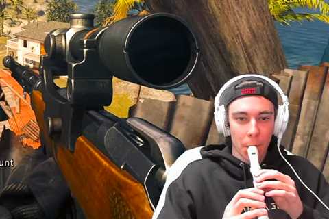 Twitch streamer turns flute into a Warzone PC controller