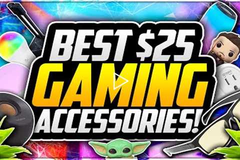 Top 10 BEST Gaming Setup Accessories UNDER $25! 🎮 Best BUDGET Gaming Equipment For YOUTUBERS!..