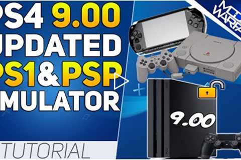 How to use Sony's Official PS1 & PSP emulators on a 9.00 PS4