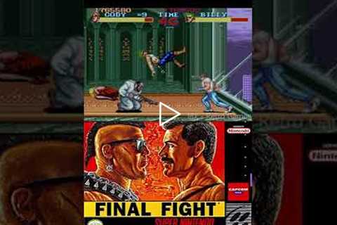 Final Fight - SNES - GamePlay - Super Nintendo - Game Classic - Retro Games - Gaming - Game