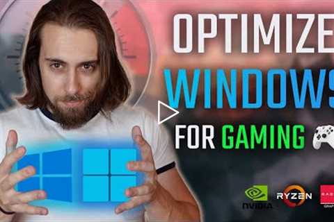 13 TIPS to OPTIMIZE Windows for GAMING | Easy 2021/2022 Tutorial Guide