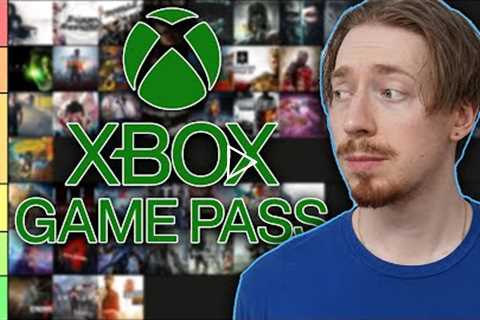 The ULTIMATE Xbox Game Pass 2022 Tier List | 200+ Games RANKED!