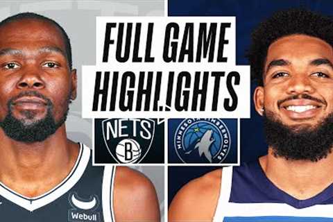 NETS at TIMBERWOLVES | NBA PRESEASON FULL GAME HIGHLIGHTS | October 14, 2022