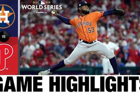 Astros vs. Phillies World Series Game 4 Highlights (11/2/22) | MLB Highlights