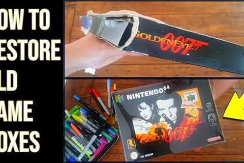 How to [DIY] & Restore Old Game Boxes | Retro Gaming Collecting