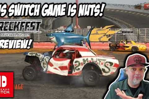 This Nintendo Switch Game IS NUTS! AN IMPRESSIVE PORT! Wreckfest Review