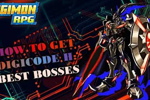 Digimon RPG Online - How To Get Digicode H: Best Bosses (ENG SUB)