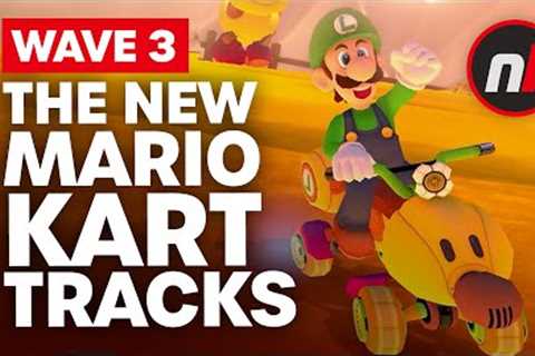 The NEW Mario Kart 8 Deluxe Tracks (Wave 3) - Switch Gameplay