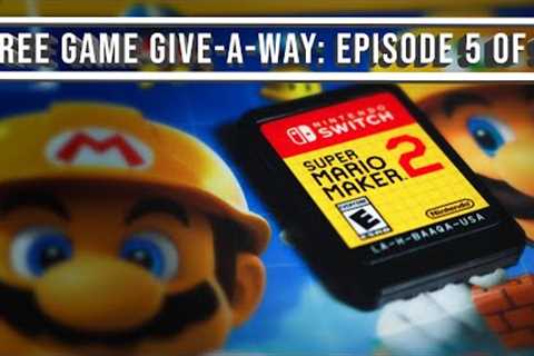 Best Switch Games - Super Mario Maker 2 Nintendo Switch Game Review | Give-A-Way Marathon Ep. 5 of 9