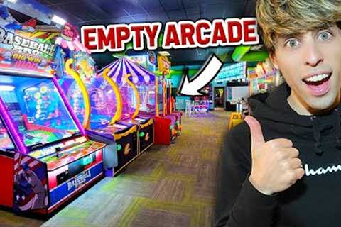 I Had An ENTIRE Arcade To Myself & This Happened..