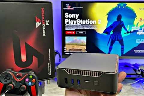 RETROSTATION PC - Best Retro Game Console 2021 - 53,000 Games - 2 Wireless Controllers - Windows 10