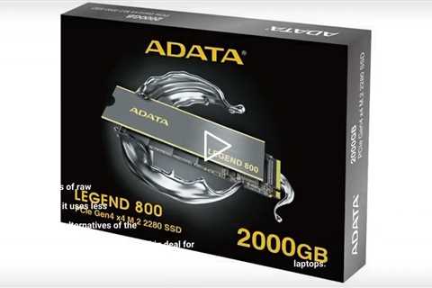 This Adata Legend 800 provides 2TB of PCIe 4.0 storage for £95