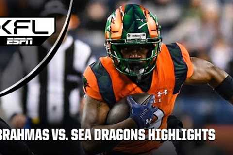 San Antonio Brahmas vs. Seattle Sea Dragons | Full Game Highlights | XFL on ESPN