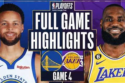 #6 WARRIORS at #7 LAKERS | FULL GAME 4 HIGHLIGHTS | May 8, 2023