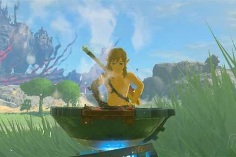 Zelda: Tears Of The Kingdom Has Link Humming Classic Tunes As He Cooks