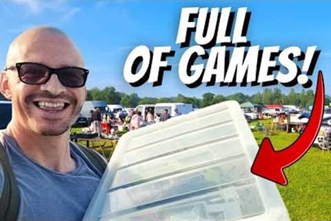 HUGE Car Boot & Charity Shop Hunt! So Many Video Games!