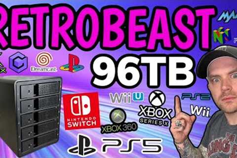 RetroBeast 96TB Emulation Gaming Build By @KrisCoolmod Is MASSIVE! THIS IS CRAZY!!