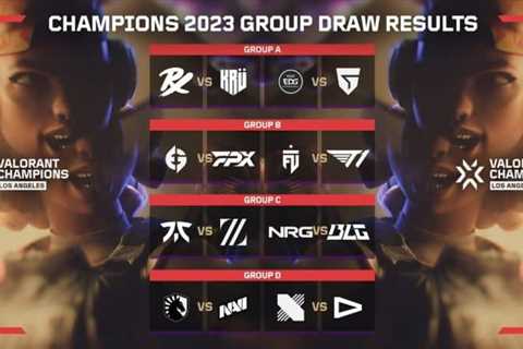 The groups and opening matches for Valorant Champions 2023 have been unveiled.