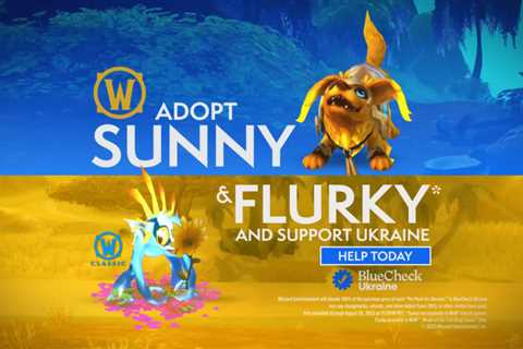 Sunny and Flurky Join WoW in New BlueCheck Ukraine Fund