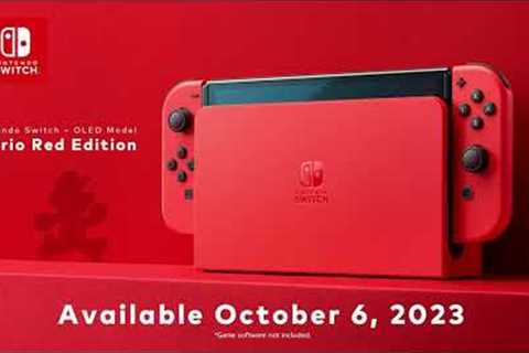 NEW Nintendo Switch OLED Mario Red Edition (Super Mario Bros. Wonder)