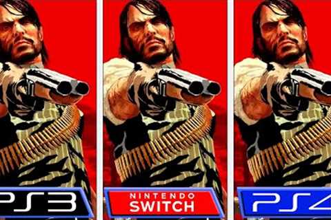 Red Dead Redemption | Switch - PS4 - PS3 | Graphics Comparison | Analista De Bits