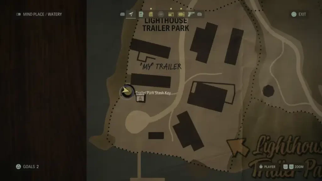 Alan Wake 2 Trailer Park Stash Solution