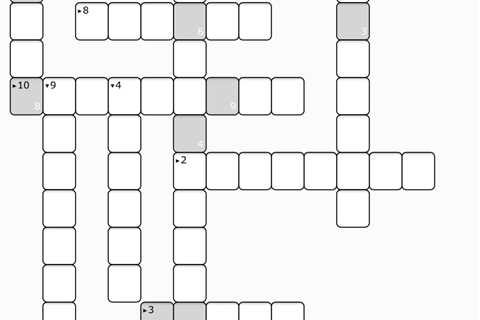 Geography crossword