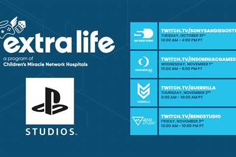 Join PlayStation Studios for Extra Life 2023 livestream gaming and fundraising