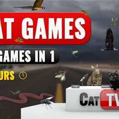 CAT TV | 43 In 1 Cat Games Compilation With Birds and Bugs | Video For Cats | 3 Hours