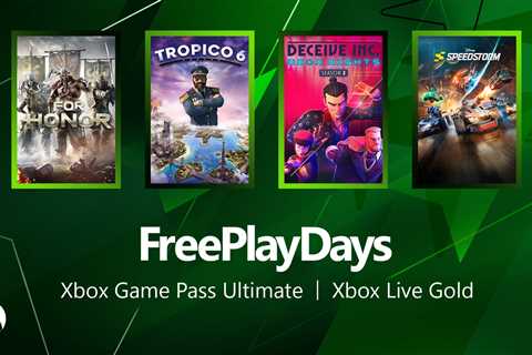 Free Play Days – For Honor, Tropico 6, Disney Speedstorm, and Deceive Inc.