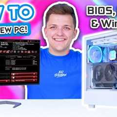 What To Do AFTER Building a Gaming PC! 😄 [BIOS, Drivers & Windows 11 Install!]