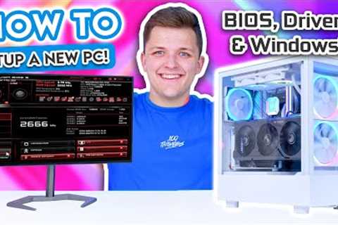 What To Do AFTER Building a Gaming PC! 😄 [BIOS, Drivers & Windows 11 Install!]