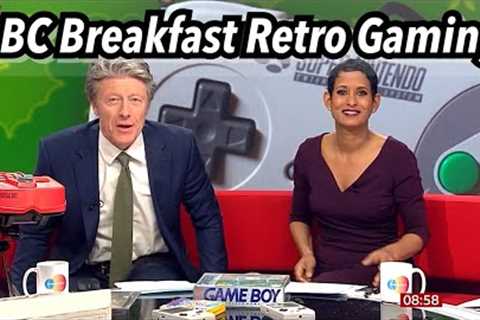 BBC Breakfast Retro Video Gaming 👾🕹️ - 27th April 2024 #retrogaming #gaming #tech #games..