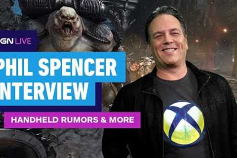 Phil Spencer Talks Xbox Showcase, Studio Closures, Xbox Handheld, and More! | IGN Live 2024