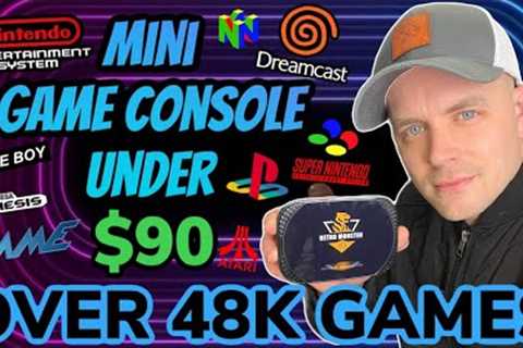 Mini Game Console w/ Over 48K Games For Under $90! | Retro Monser Console