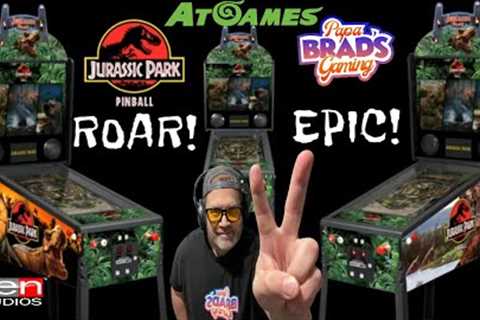 New Jurassic Park AtGames Legends Pinball 4K Announced!