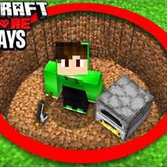 I Survived 100 Days in a HOLE