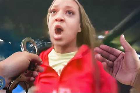 Woman Steals at Airport Kiosk and Ends Up Paying a Bigger Price | Karens Gets Arrested by Police