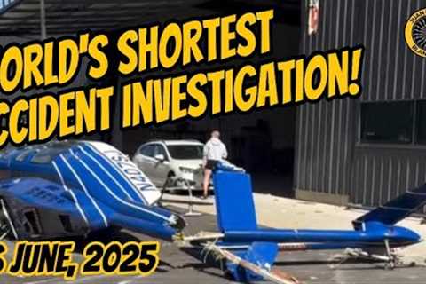 Bell 407 N407SJ strikes Open Hangar Door 13 Jun Bountiful Utah